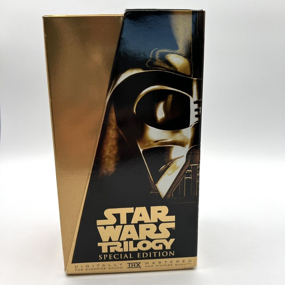 Star Wars Trilogy Special Edition Gold VHS 3 Set (VHS, 1997, Special Edition)